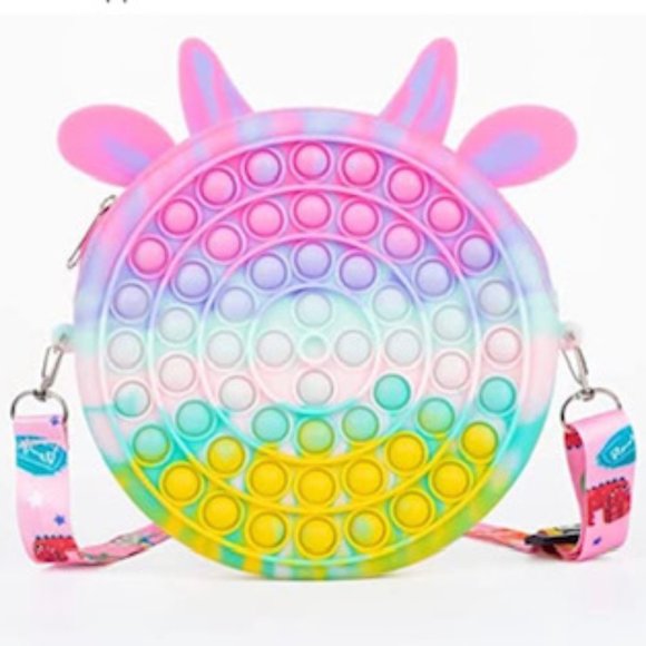 Large Fidget Toy Pop Its Purse - Picture 1 of 1